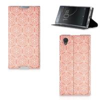 Sony Xperia L1 | Hoesje met Magneet | Pattern Orange