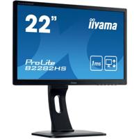 iiyama ProLite B2282HS - 22 inch - 1920x1080 - DVI - HDMI - VGA - Zwart