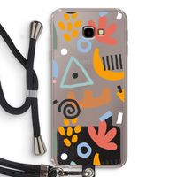 Abstract: Samsung Galaxy J4 Plus Transparant Hoesje met koord