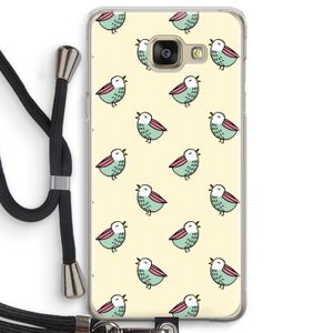 Vogeltjes: Samsung Galaxy A5 (2016) Transparant Hoesje met koord