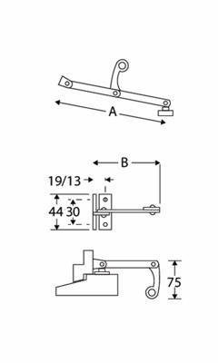 Combi uitzetter Elegant 125mm MMC