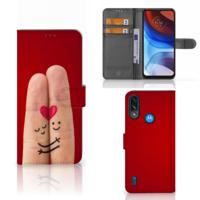 Motorola Moto E7i Power | E7 Power | Wallet Case | met Pasjes | Liefde - Origineel Romantisch Cadeau