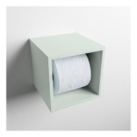 Mondiaz EASY Toiletrolhouder solid surface in- en opbouw 16x16 cm kleur Greey