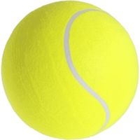 Mega tennisbal XXL geel 22 cm speelgoed/sportartikelen