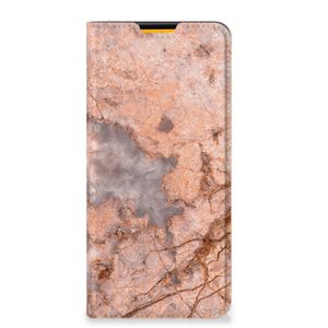 Samsung Galaxy M52 Standcase Marmer Oranje