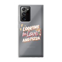 Pizza is the answer: Samsung Galaxy Note 20 Ultra / Note 20 Ultra 5G Transparant Hoesje