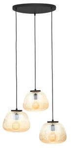 Brilliant 3-lichts hanglamp Kaizen rond 80110/86