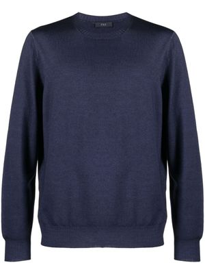 Fay pull à étiquette logo - Bleu
