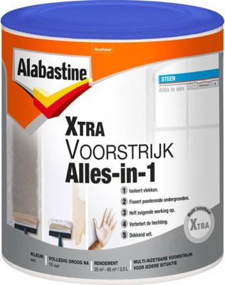 Voorstrijk Extra All In 1 Wit 1L - Alabastine