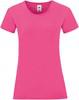 Fruit Of The Loom F131 Ladies´ Iconic T - Fuchsia - XS - thumbnail