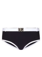 Dolce & Gabbana David logo-buckle swimming trunks - Bleu - thumbnail