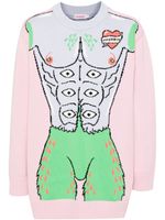 Charles Jeffrey Loverboy pull en maille intarsia - Rose