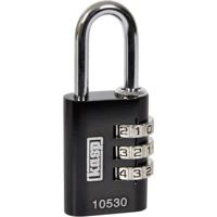 Hangslot Kasp K10530BLAD Zwart Cijferslot