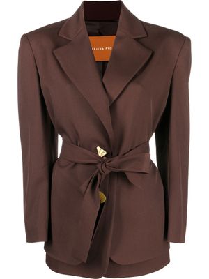 Rejina Pyo blazer Simone à simple boutonnage - Tons neutres