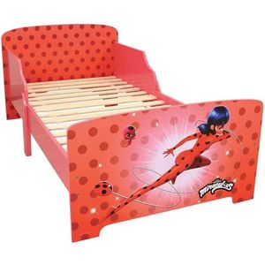 Fun house miraculeuze lieveheersbeestjesbed met lattenbodem 140x70 cm
