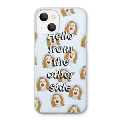Hello: iPhone 13 Transparant Hoesje
