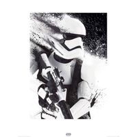 Kunstdruk Star Wars Episode VII Stormtrooper Paint 60x80cm - thumbnail