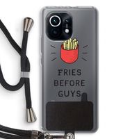 Fries before guys: Xiaomi Mi 11 Transparant Hoesje met koord