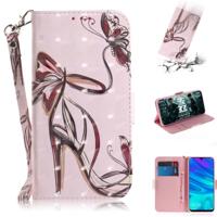 3D-schilderij patroon gekleurde tekening horizontale Flip lederen draagtas met houder & kaartsleuven & portemonnee voor Huawei P Smart (2019)/Honor 10