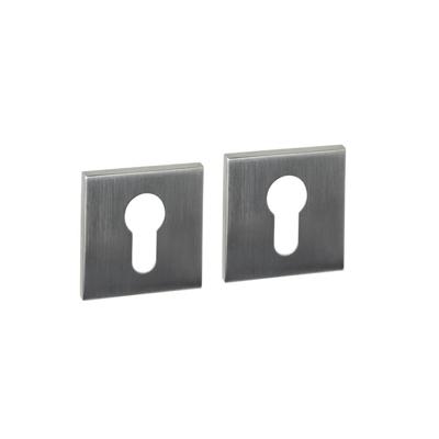 Intersteel Set van 2 cilinderrozettenTira vierkant RVS 53x53mm - 1335.103087