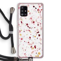 Terrazzo N°9: Samsung Galaxy A51 5G Transparant Hoesje met koord