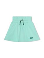 Dkny Kids jupe en coton à taille élastiquée - Vert