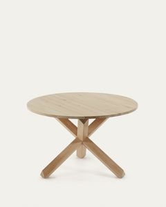 Kave Home Kave Home Eettafel Lotus, Tafel lotus hout Ø 120 cm (mtk0123)