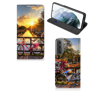 Samsung Galaxy S21 FE Book Cover Amsterdamse Grachten