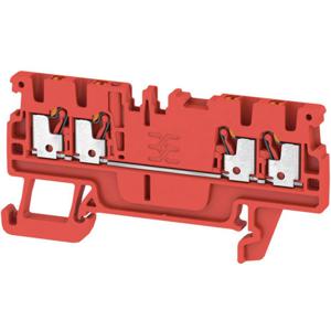 Weidmüller 2534430000 Doorgangsklem 3.5 mm Spanveer Rood 100 stuk(s)