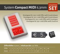Compact Midi grijs/wit 120 delig