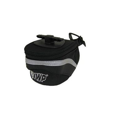 VWP zadeltas luxe s-nylon m/klik-sluit. zwart