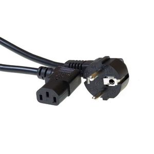 ACT AK5018 Netsnoer CEE 7/7 male (haaks) | C13 (haaks) | Zwart | 2 meter
