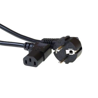ACT AK5018 Netsnoer CEE 7/7 male (haaks) | C13 (haaks) | Zwart | 2 meter