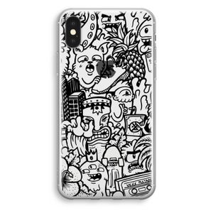Vexx Black Mixtape: iPhone XS Transparant Hoesje