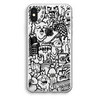 Vexx Black Mixtape: iPhone XS Transparant Hoesje