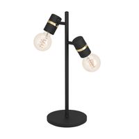 EGLO Lurone Tafellamp - E27 - 50 cm - Zwart/Koper