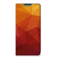 Stand Case voor Samsung Galaxy A73 Polygon Red