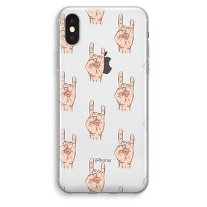 Rock: iPhone XS Max Transparant Hoesje