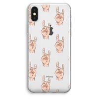 Rock: iPhone XS Max Transparant Hoesje