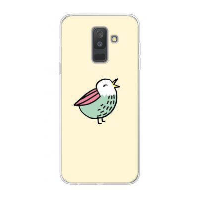 Birdy: Samsung Galaxy A6 Plus (2018) Transparant Hoesje