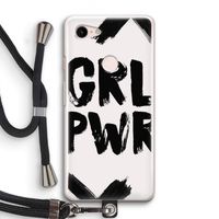 Girl Power #2: Pixel 3 Transparant Hoesje met koord