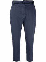 DONDUP pantalon chino Ariel à coupe courte - Bleu