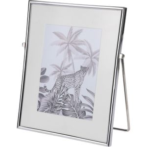 Fotolijst metaal zilver geschikt voor een foto van 20 x 25 cm