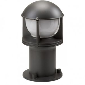 SG LED verlichting Opus R grafiet E27 fitting 40cm hoog 22cm diameter gemaakt van aluminium 623740