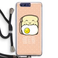 Sleep All Day: Honor 9 Transparant Hoesje met koord