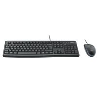 Logitech MK120 toetsenbord USB AZERTY Belgisch Zwart - thumbnail