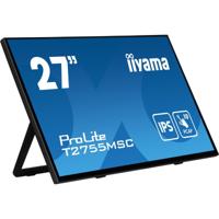 Iiyama prolite t2755msc-b1 27" touchscreen monitor (zwart, hdmi, displayport, 2x usb-a)