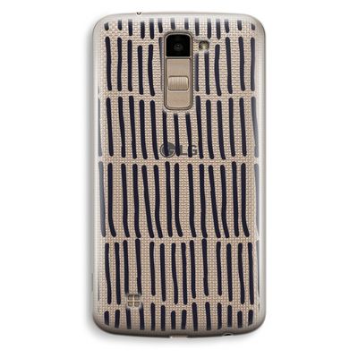 Moroccan stripes: LG K10 (2016) Transparant Hoesje