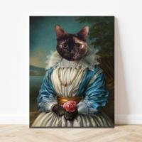 Madame Minoes - Huisdier Portret - Pillow Buddies