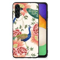 Dierenprint Telefoonhoesje voor Samsung Galaxy A13 5G | A04s Pink Peacock